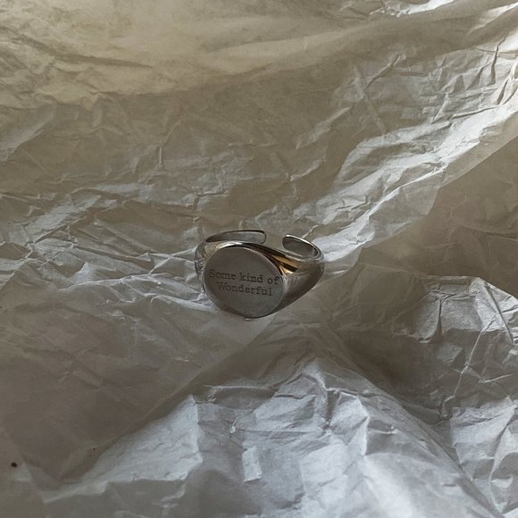 💕 LAST ONE some kind of wonderful Signet Ring Sterling Silver - Picture 8 of 11